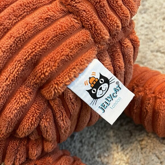 Jellycat Cordy Roy Fox Medium 16" Plush Stuffed Animal Toy Orange Retired - Picture 3 of 12